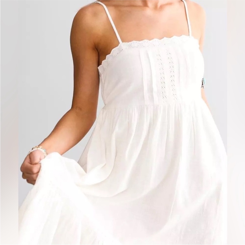 Billabong x Wrangler Peachy Keen Coastal Country White Midi Dress - Picture 4 of 8
